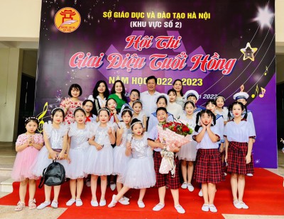 Tiểu học Văn Yên dự thi Giai Điệu Tuổi Hồng cấp Thành phố